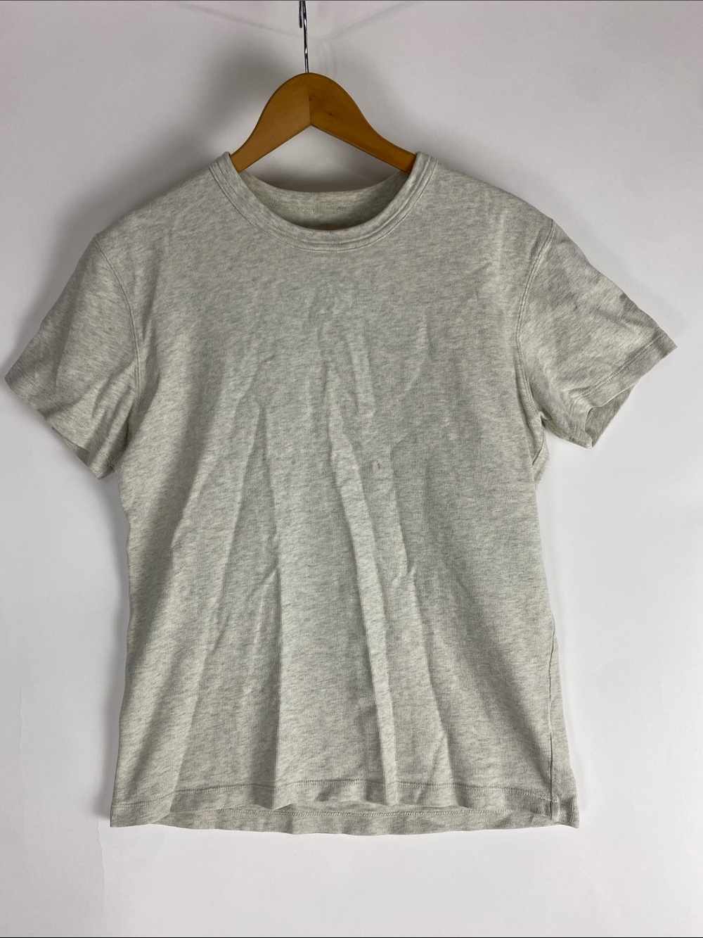 Buck Mason Field-Spec Cotton Heavy Tee Mens small Light Heather Gray